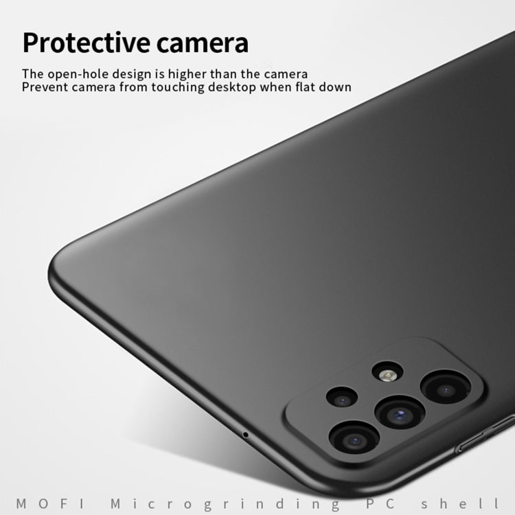 For Samsung Galaxy A23 4G MOFI Frosted PC Ultra-thin Hard Case(Black)