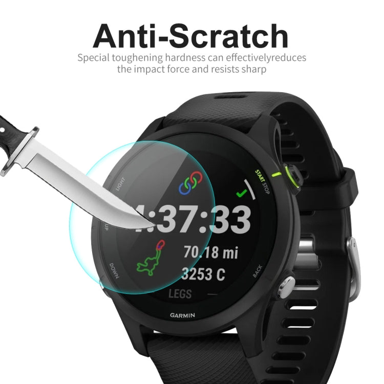 10 PCS Compatible with Garmin Compatible witherunner 255S ENKAY 0.2mm 9H Tempered Glass Screen Protector Watch Film