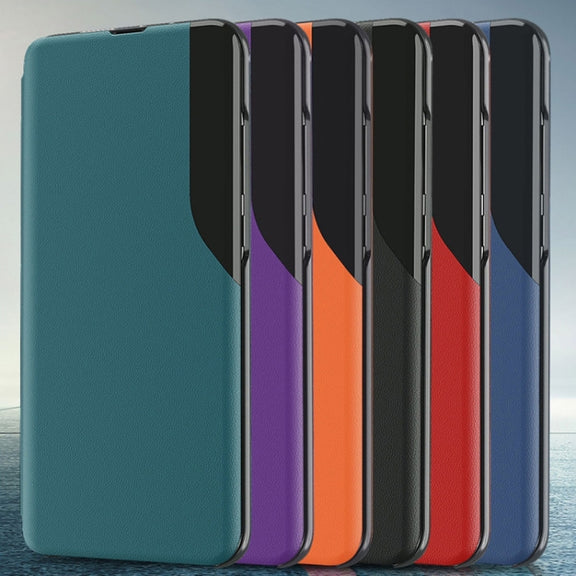 For Honor X9 4G / 5G 2022 / X30 / Magic4 Lite 5G Attraction Flip Holder Leather Phone Case(Green)