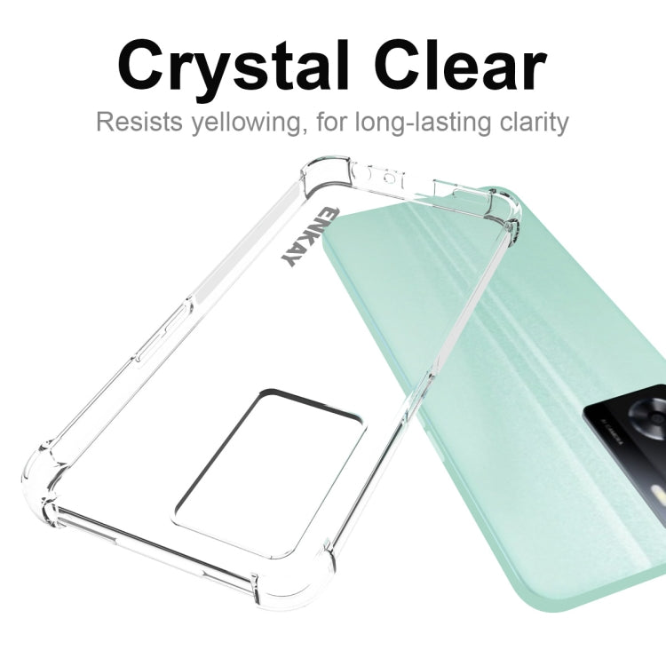 For OPPO A57 4G Global ENKAY Transparent TPU Shockproof Phone Case