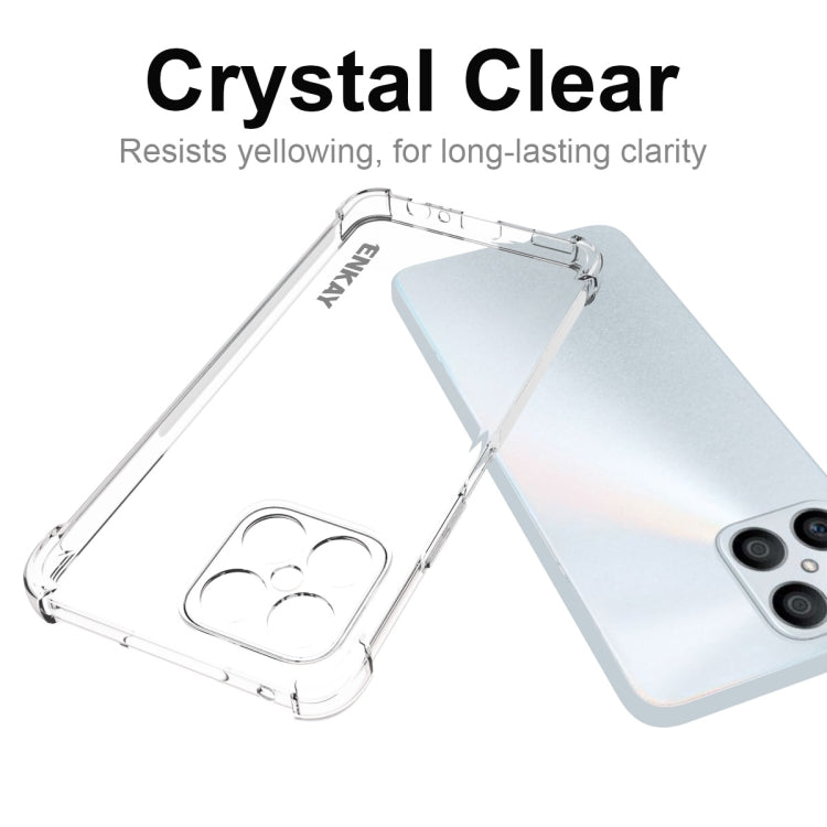 For Honor X8 ENKAY Transparent TPU Shockproof Phone Case