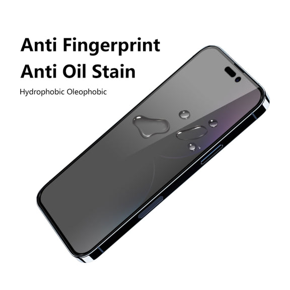 For iPhone 14 Pro 2pcs ENKAY 28 Degree Anti-peeping Tempered Glass Film
