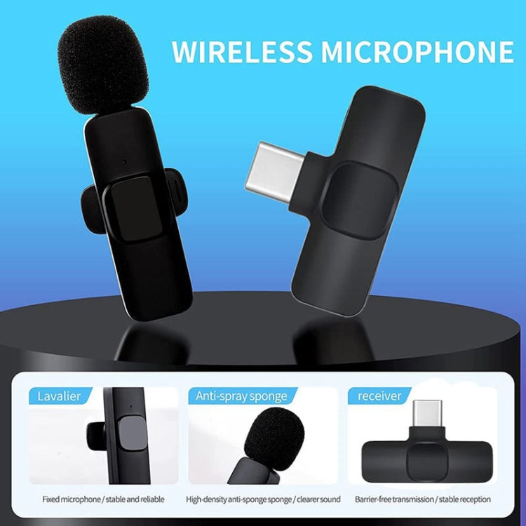 Wireless Lapel Microphones For Android Type C Device