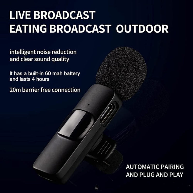 Wireless Lapel Microphones For Android Type C Device