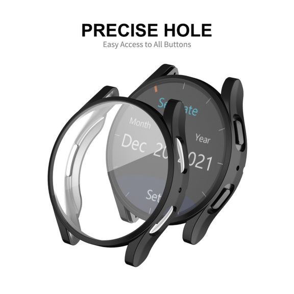 For Samsung Galaxy Watch5 40mm ENKAY Hat-Prince Full Coverage Electroplated Soft TPU Case(Black) - Watch Cases by ENKAY