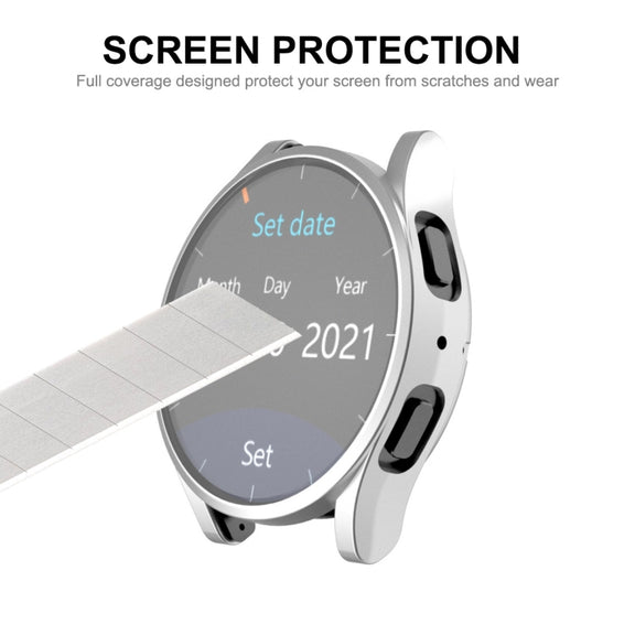 For Samsung Galaxy Watch5 40mm ENKAY Hat-Prince Full Coverage Electroplated Soft TPU Case(Black) - Watch Cases by ENKAY