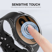 For Samsung Galaxy Watch5 40mm ENKAY Hat-Prince Full Coverage Electroplated Soft TPU Case(Black) - Watch Cases by ENKAY