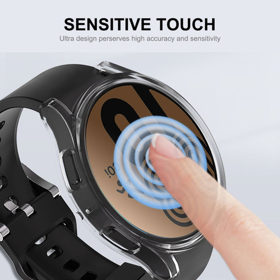 For Samsung Galaxy Watch5 40mm ENKAY Hat-Prince Full Coverage Electroplated Soft TPU Case(Black) - Watch Cases by ENKAY