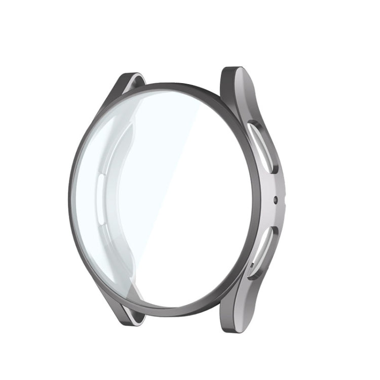 For Samsung Galaxy Watch5 44mm ENKAY Hat-Prince Full Coverage Electroplated Soft TPU Case(Grey) - Watch Cases by ENKAY