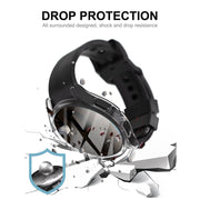 For Samsung Galaxy Watch 5 40mm ENKAY Hat-Prince Full Coverage Transparent Soft TPU Case - Watch Cases by ENKAY