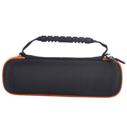 For JBL Flip 6 Portable Storage Box Case(Black Orange)