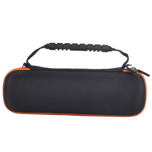 For JBL Flip 6 Portable Storage Box Case(Black Orange)