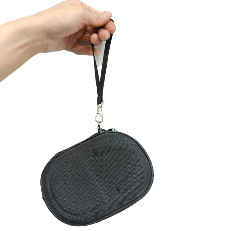 For JBL Clip4 Bluetooth Speaker EVA Shockpproof Storage Box Case(Black)
