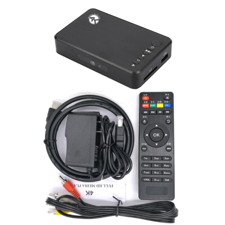 X16 4K Media Player Horizontal And Vertical Screen Video Advertising AD Player, Auto Looping Playback(UK Plug)