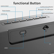 AEC BT601 RGB Light HiFi Soundbar Bluetooth Speaker Home Theater