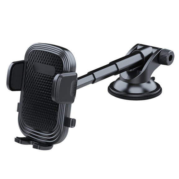 A190+X903 Car Windscreen Dashboard Sucker Mount 3-Phase Telescopic Long Arm Phone Holder