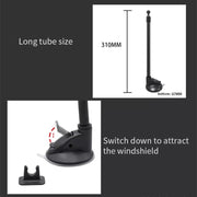A190+X35 Car Phone Holder Windshield Sucker Mount Bendable Long Arm Stand
