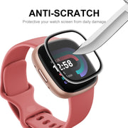 10 PCS For Fitbit Versa 4 / Sense 2 ENKAY 3D Full Coverage Soft PC Edge + PMMA HD Screen Protector Film