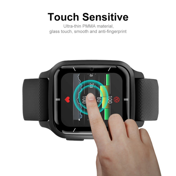 2 PCS Compatible with Garmin Venu SQ 2 ENKAY 3D Full Coverage Soft PC Edge + PMMA HD Screen Protector Film(Sport Version)