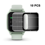 10 PCS Compatible with Garmin Venu SQ 2 ENKAY 3D Full Coverage Soft PC Edge + PMMA HD Screen Protector Film(Music Version)