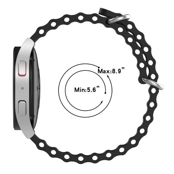 For Xiaomi MI Watch Color 22mm Ocean Style Silicone Solid Color Watch Band(Wine Red)