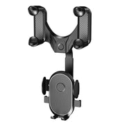 R004 Rearview Mirror 360 Rotatable Retractable Car Phone Holder