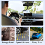 R004 Rearview Mirror 360 Rotatable Retractable Car Phone Holder