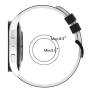 For Xiaomi MI Watch Color 22mm Two-Color Silicone Watch Band(Midnight Blue + White)