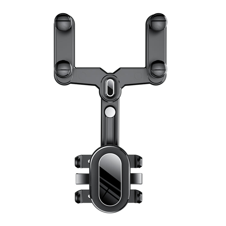 H03 Car Rearview Mirror Mobile Phone Holder 360 Rotation Foldable
