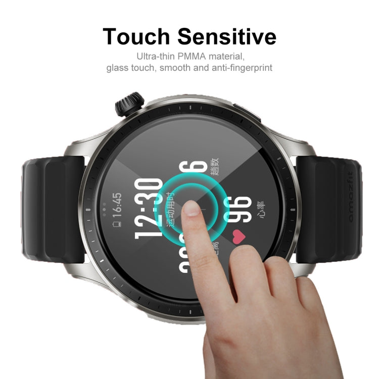 10pcs For Amazfit GTR 4 ENKAY 3D Full Coverage Soft PC Edge + PMMA HD Screen Protector Film