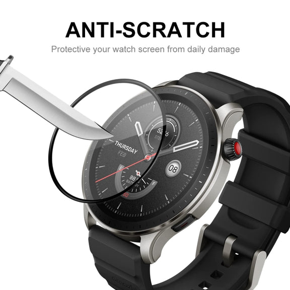 10pcs For Amazfit GTR 4 ENKAY 3D Full Coverage Soft PC Edge + PMMA HD Screen Protector Film
