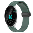 Compatible with Garmin Compatible witherunner 158 20mm Solid Color Magnetic Clasp Silicone Watch Band(Olive Green) - free shipping - PMC TechLife - Order now!