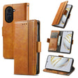 For Huawei  Nova 10 CaseNeoSplicing Dual Magnetic Buckle Leather Phone Case(Khaki) - free shipping - PMC TechLife - Order now!