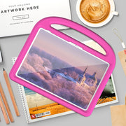 For iPad 2025 / 2022 Sparrow Style Shockproof Kickstand EVA Tablet Case(RoseRed)