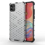 For Samsung Galaxy A04e 4G Honeycomb Phone Case(White)