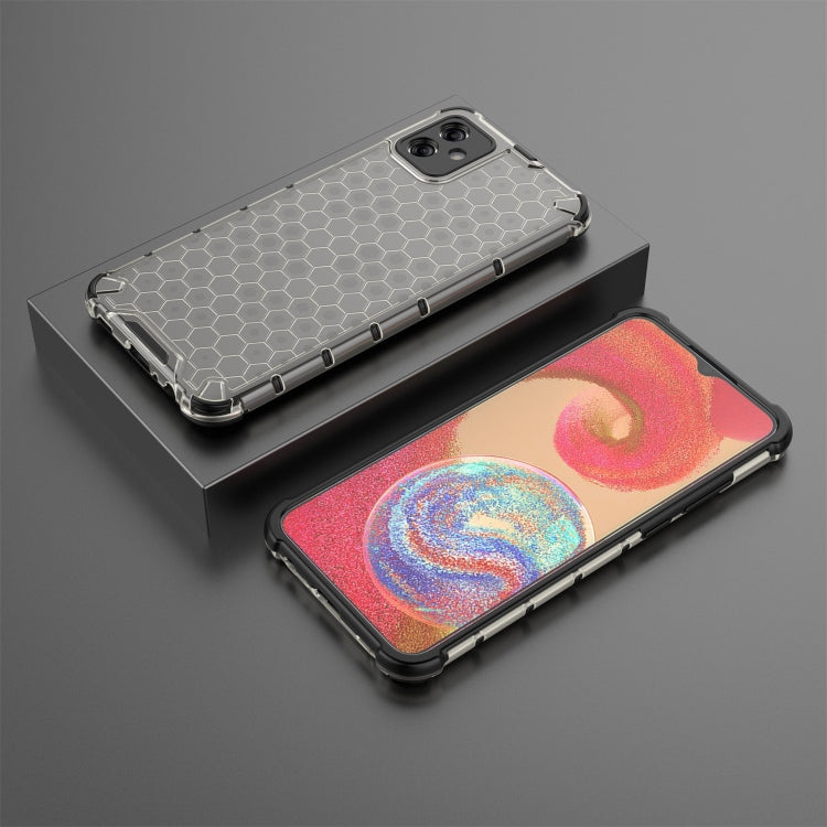 For Samsung Galaxy A04e 4G Honeycomb Phone Case(Black)