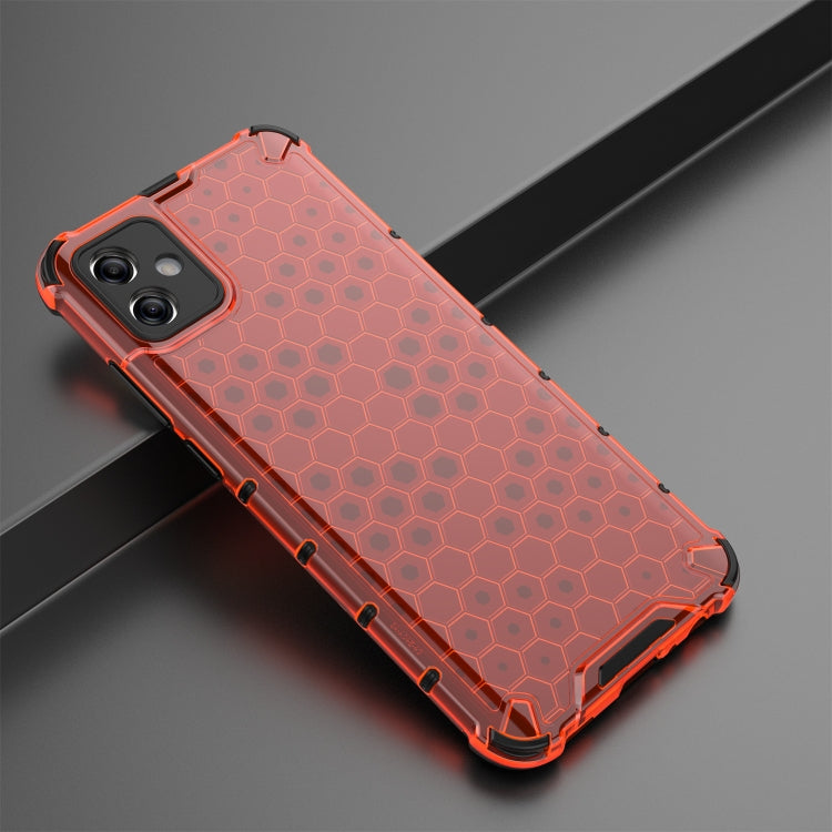 For Samsung Galaxy A04e 4G Honeycomb Phone Case(Red)