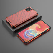 For Samsung Galaxy A04e 4G Honeycomb Phone Case(Red)