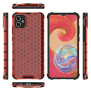 For Samsung Galaxy A04e 4G Honeycomb Phone Case(Red)