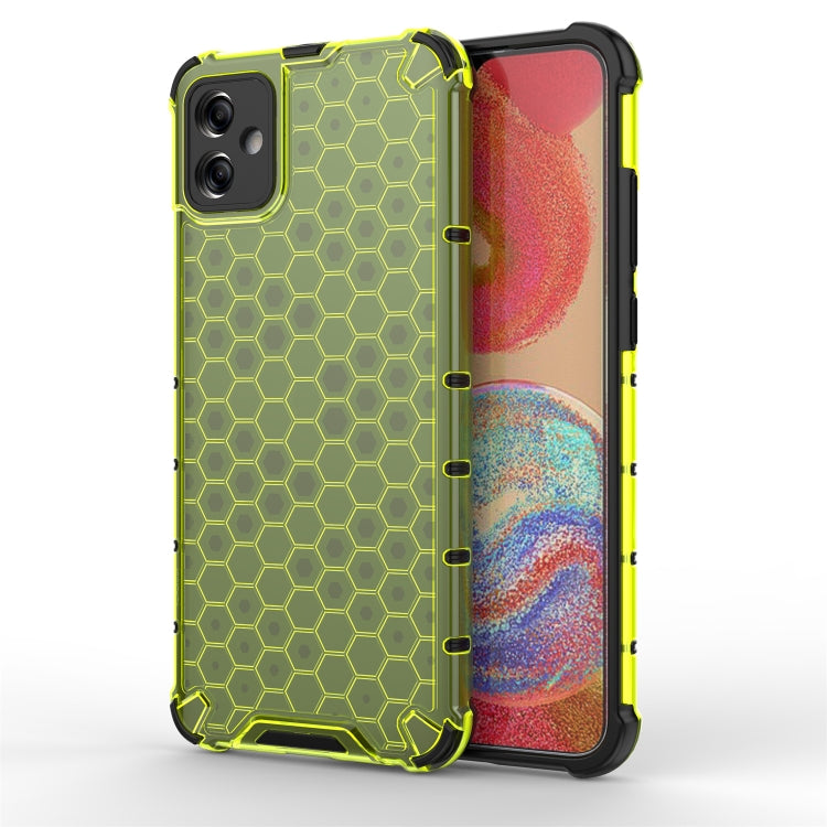 For Samsung Galaxy A04e 4G Honeycomb Phone Case(Green)