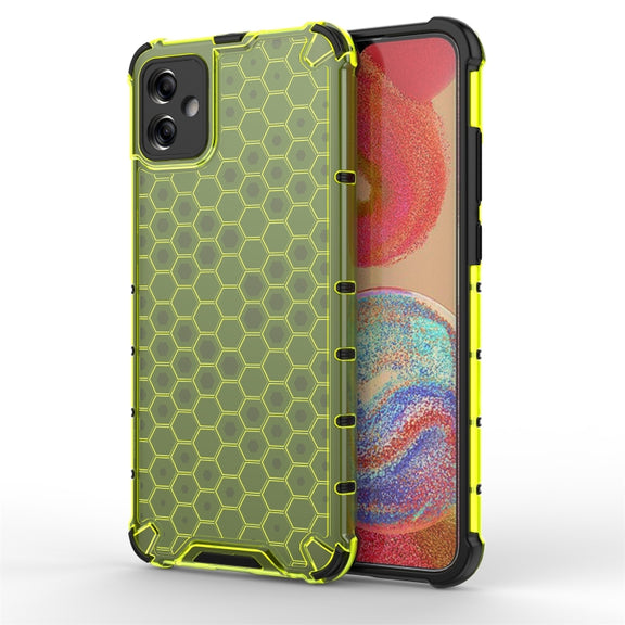 For Samsung Galaxy A04e 4G Honeycomb Phone Case(Green)