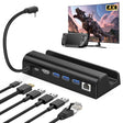 For Steam Deck Expansion Dock Charging Dock Charging Dock HDMI Gigabit Network Port Converter - free shipping - PMC TechLife - Order now!