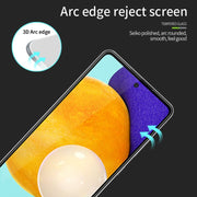 For Samsung Galaxy A54 PINWUYO 9H 3D Curved Explosion-proof Tempered Glass Film(Black)