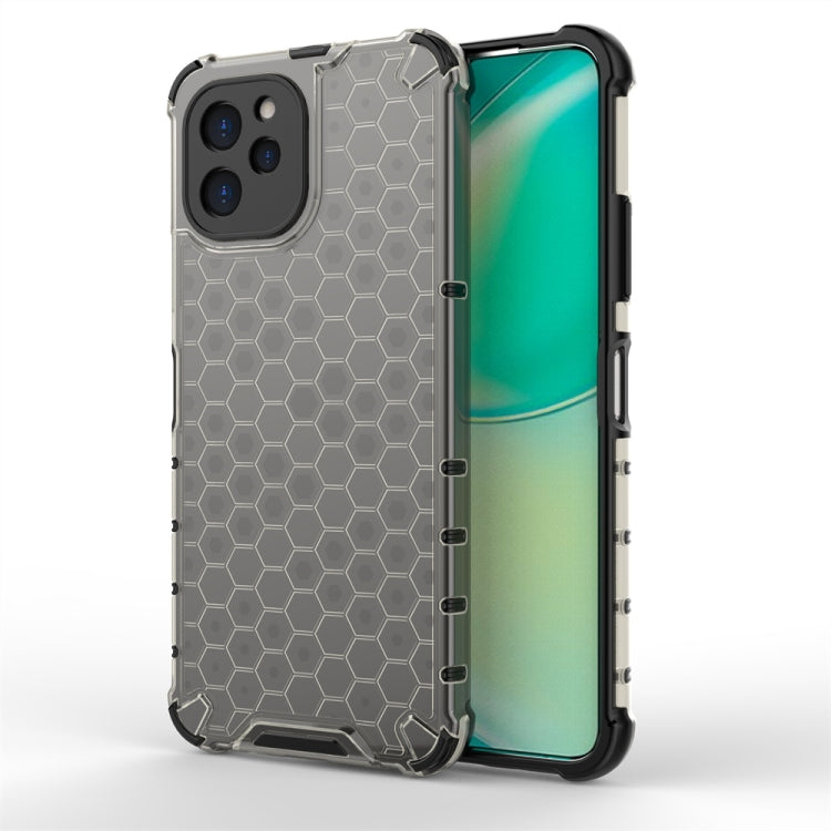 For Huawei Nova Y61 4G Honeycomb Shockproof Phone Case(Black)