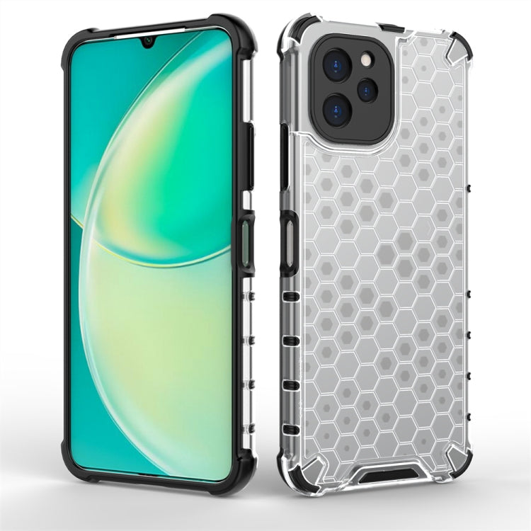 For Huawei Nova Y61 4G Honeycomb Shockproof Phone Case(Black)
