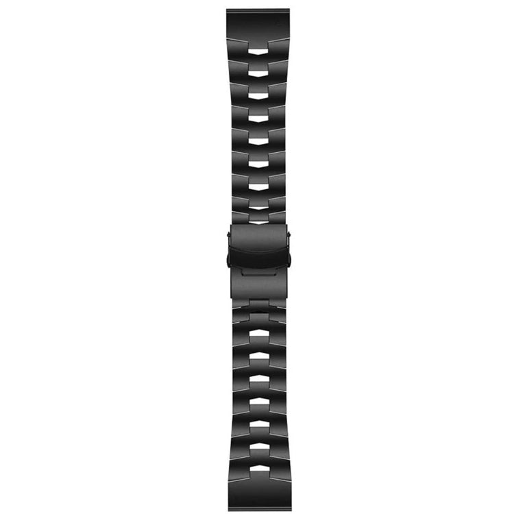 Compatible with Garmin Compatible witherunner 935 22mm Titanium Alloy Quick Release Watch Band(Black)