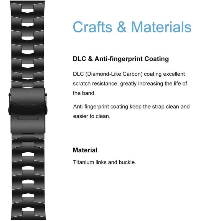 Compatible with Garmin Enduro 2 26mm Titanium Alloy Quick Release Watch Band(Titanium Gray)