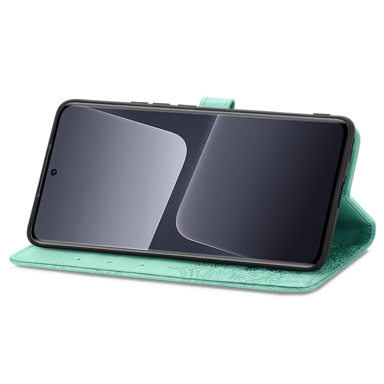 For Xiaomi 13 Mandala Flower Embossed Leather Phone Case(Green)