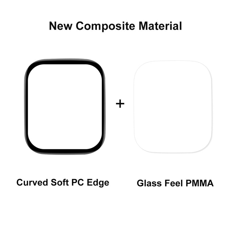 5 PCS For Redmi Watch 3 ENKAY 3D Full Coverage Soft PC Edge + PMMA HD Screen Protector Film