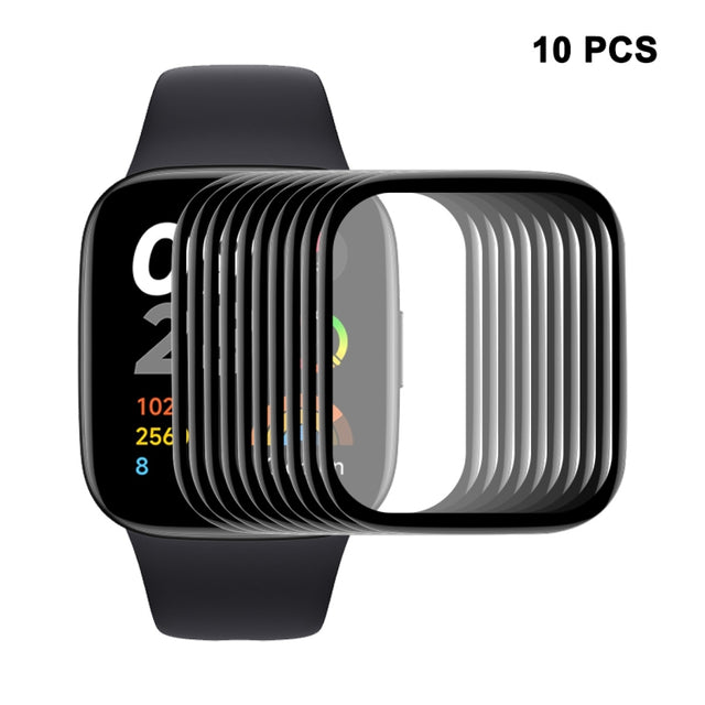 10 PCS For Redmi Watch 3 ENKAY 3D Full Coverage Soft PC Edge + PMMA HD Screen Protector Film